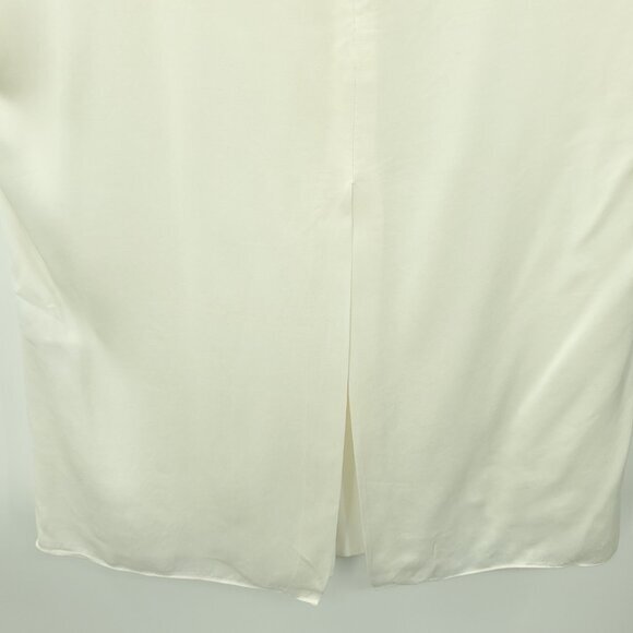 Sandro Sandro Paris Courbe Studded Blouse Top 6US/2/M White Cotton - Picture 10 of 14